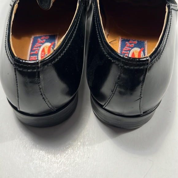 GREEN LIVE'S - Men suede and leather slips on Italian made dress shoe - Picture 4 of 7